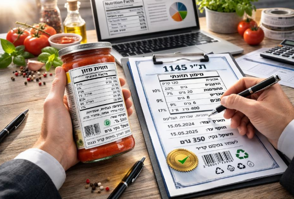 6. כתיבת ובדיקת תוויות מזון לפי ת"י 1145